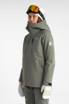 Lynx Skidjacka Smoke Green - Dam