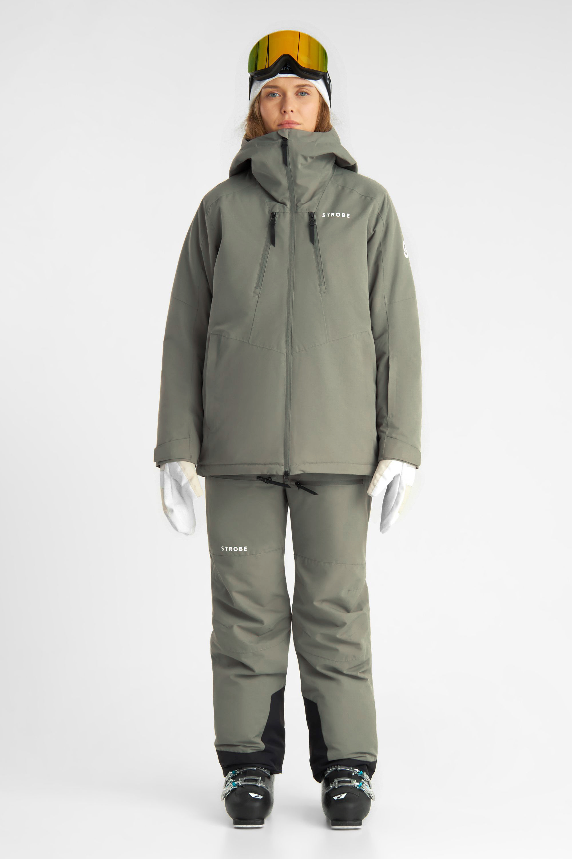 Aura Ski Jacket Smoke Green - Women's