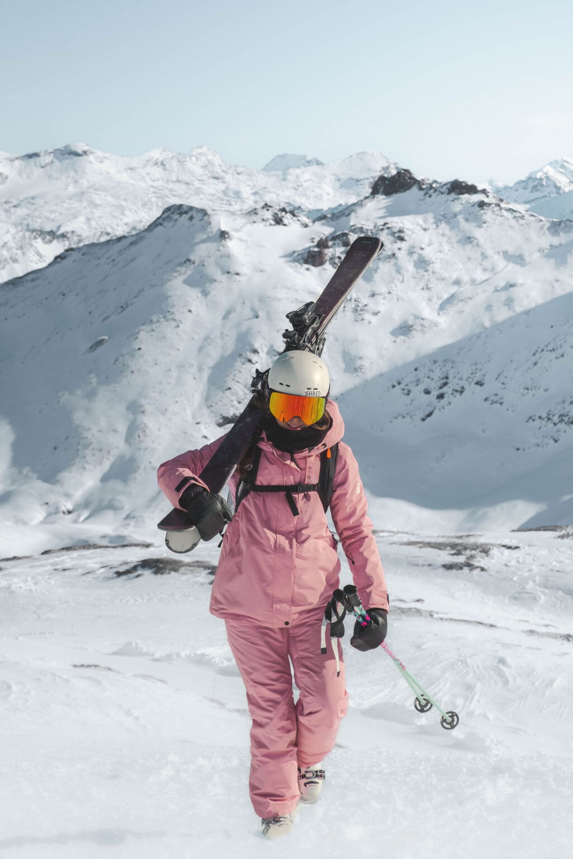 Terra Skibroek Sakura Pink - Dames