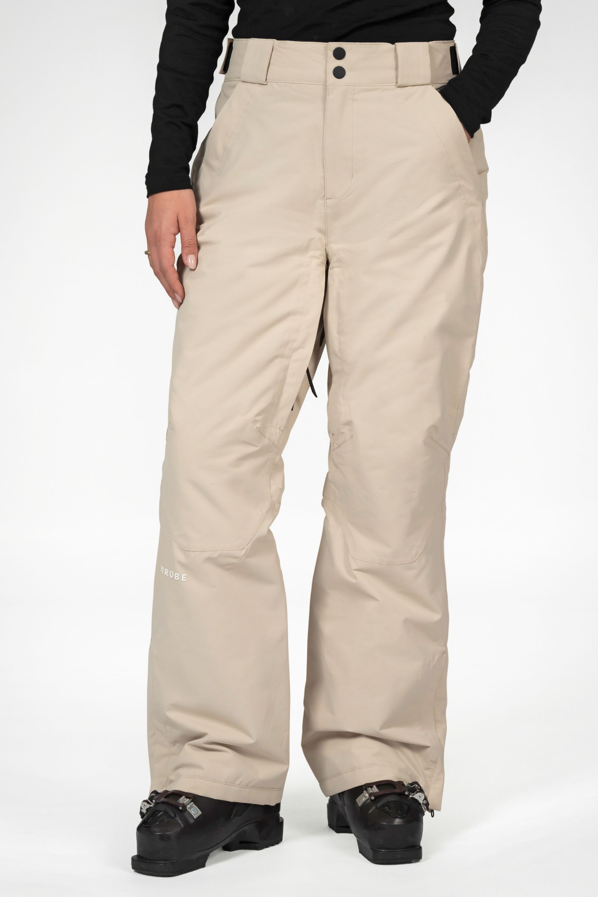 スノーボード AA GIRL/717pants KHAKI Terra Ski Pants Lt Beige - Women's - Strobe