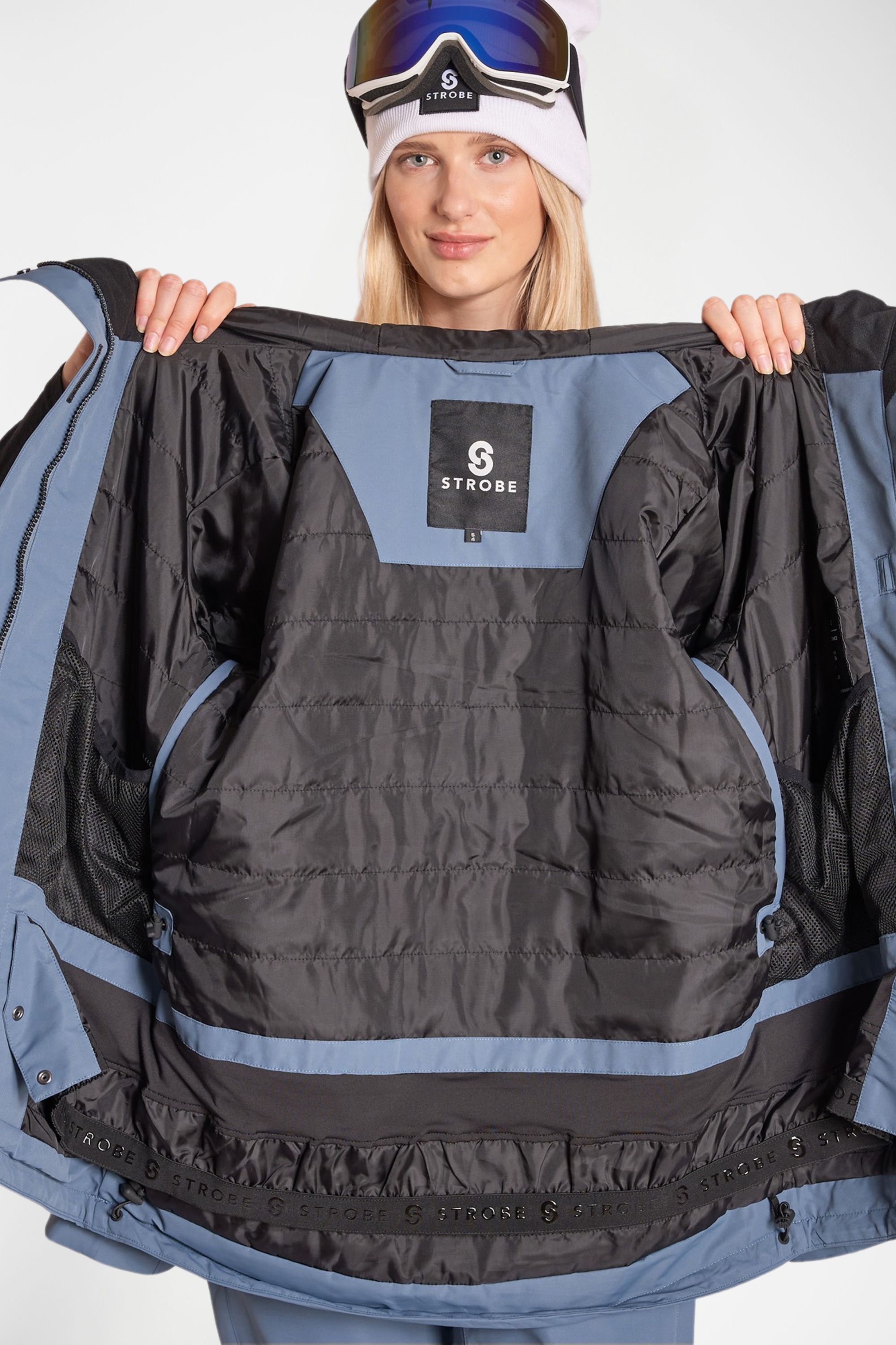Aura - Naisten Laskettelutakki, Slate Blue