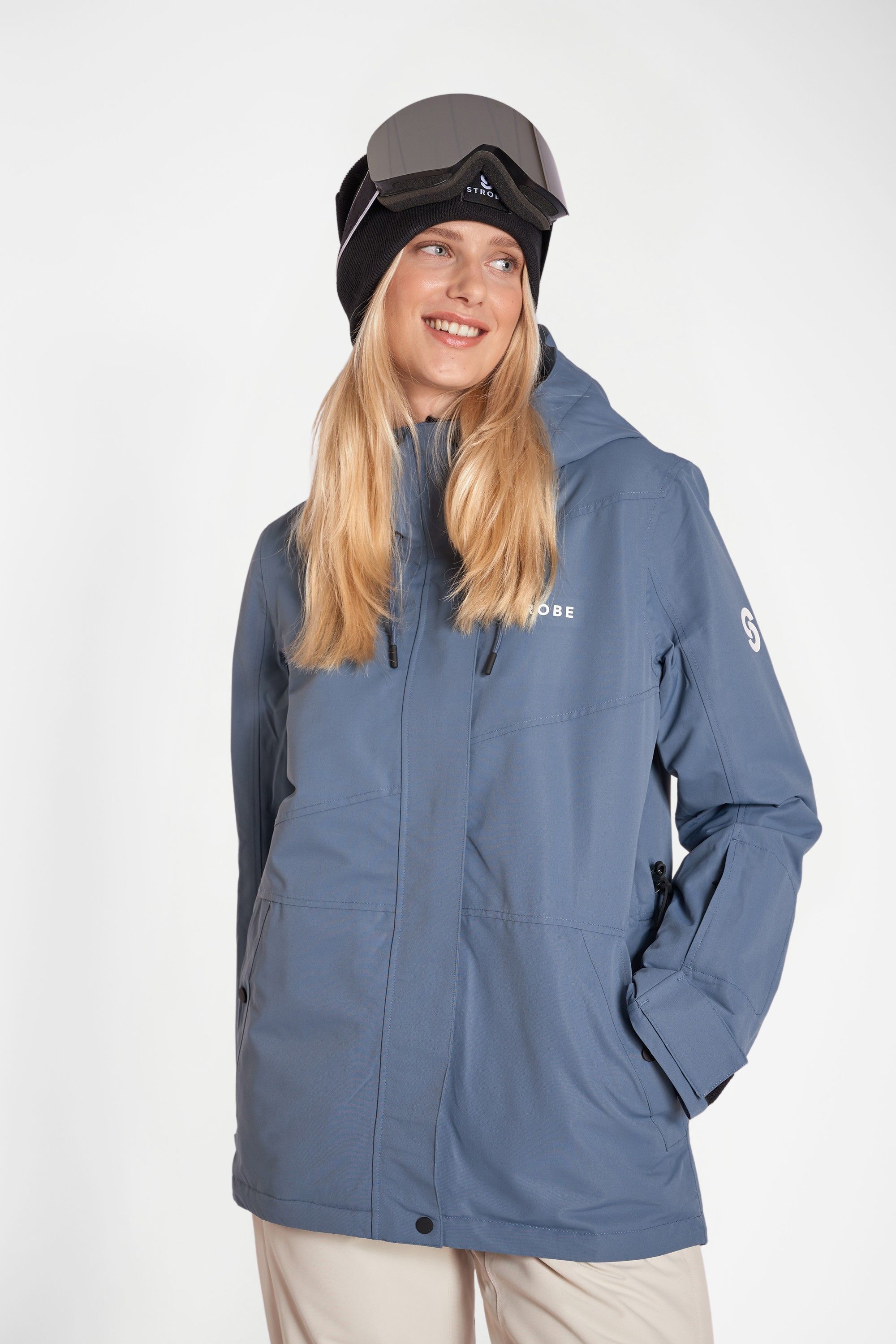 Aura - Naisten Laskettelutakki, Slate Blue
