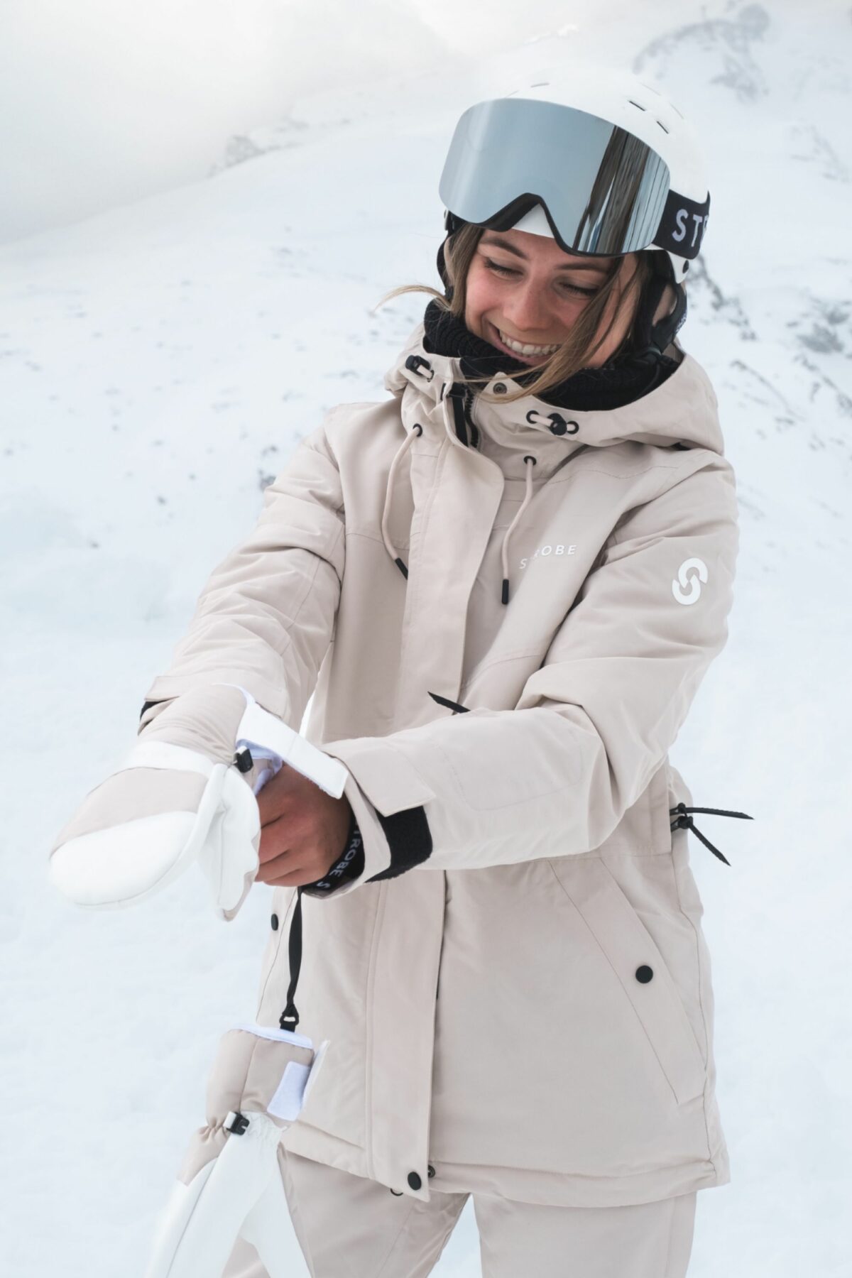 Renewed - Aura Ski Jacket Lt Beige - Medium - Women's
