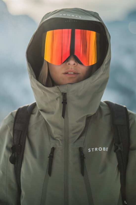 The Accipiter Goggles - Red Mirror - OS