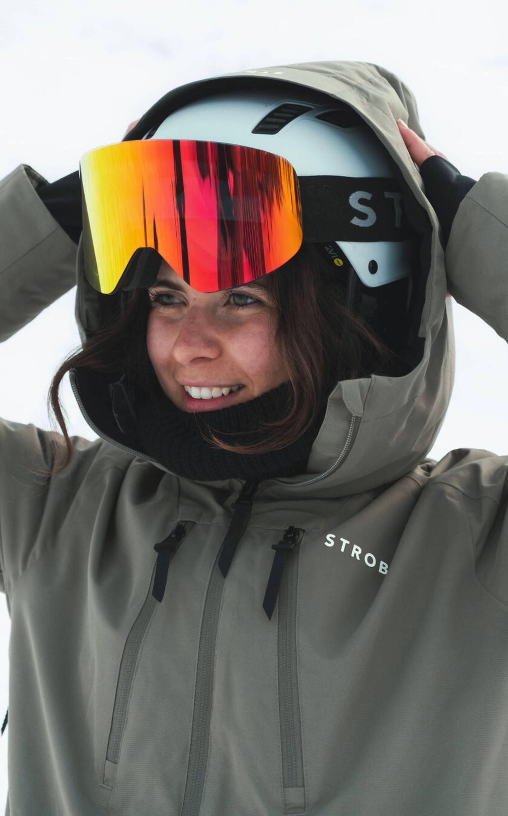 The Accipiter Goggles - Red Mirror - OS