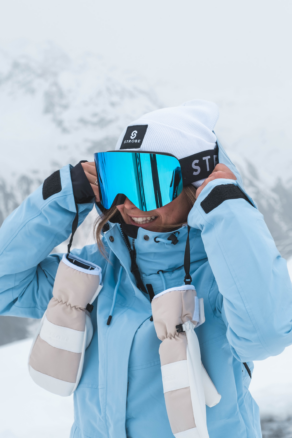 The Accipiter Goggles - Ice Blue Mirror - OS