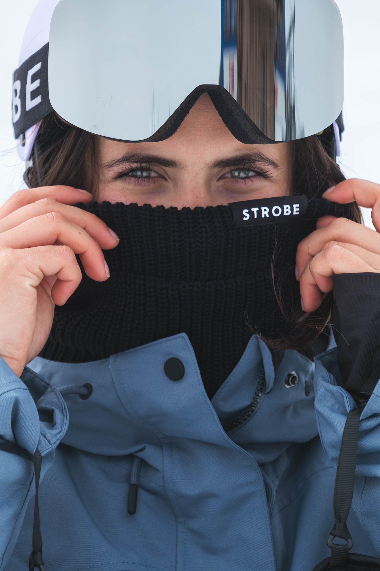 Knitted Skimasker - Black - OS