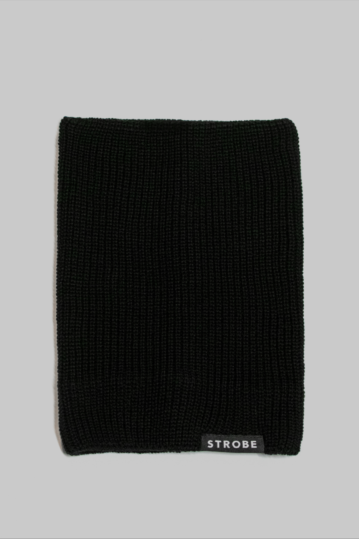 Knitted Facemask - Black - OS