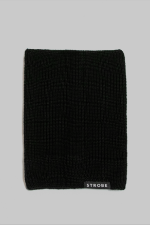 Knitted Facemask - Black - OS