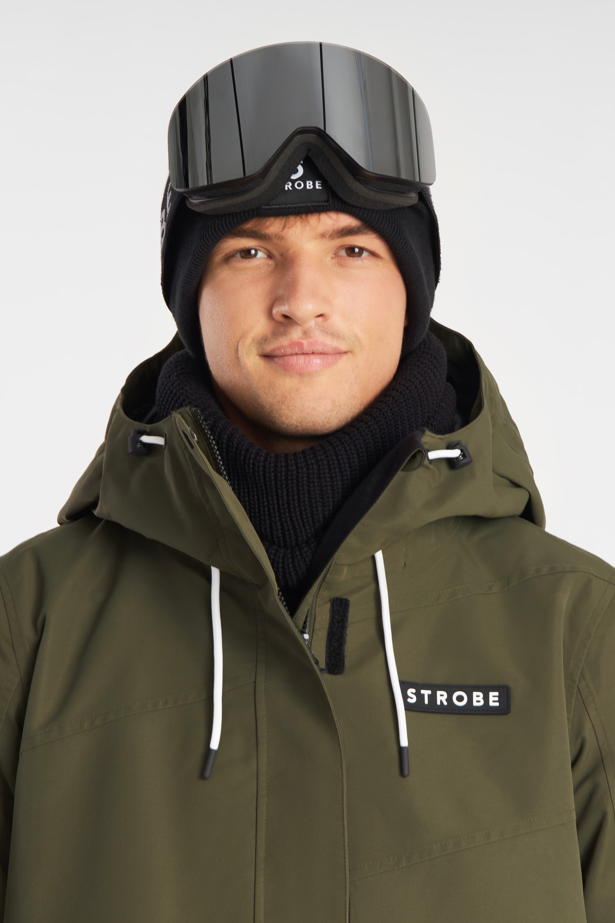 Aura Ski Jas Olive Green - Heren
