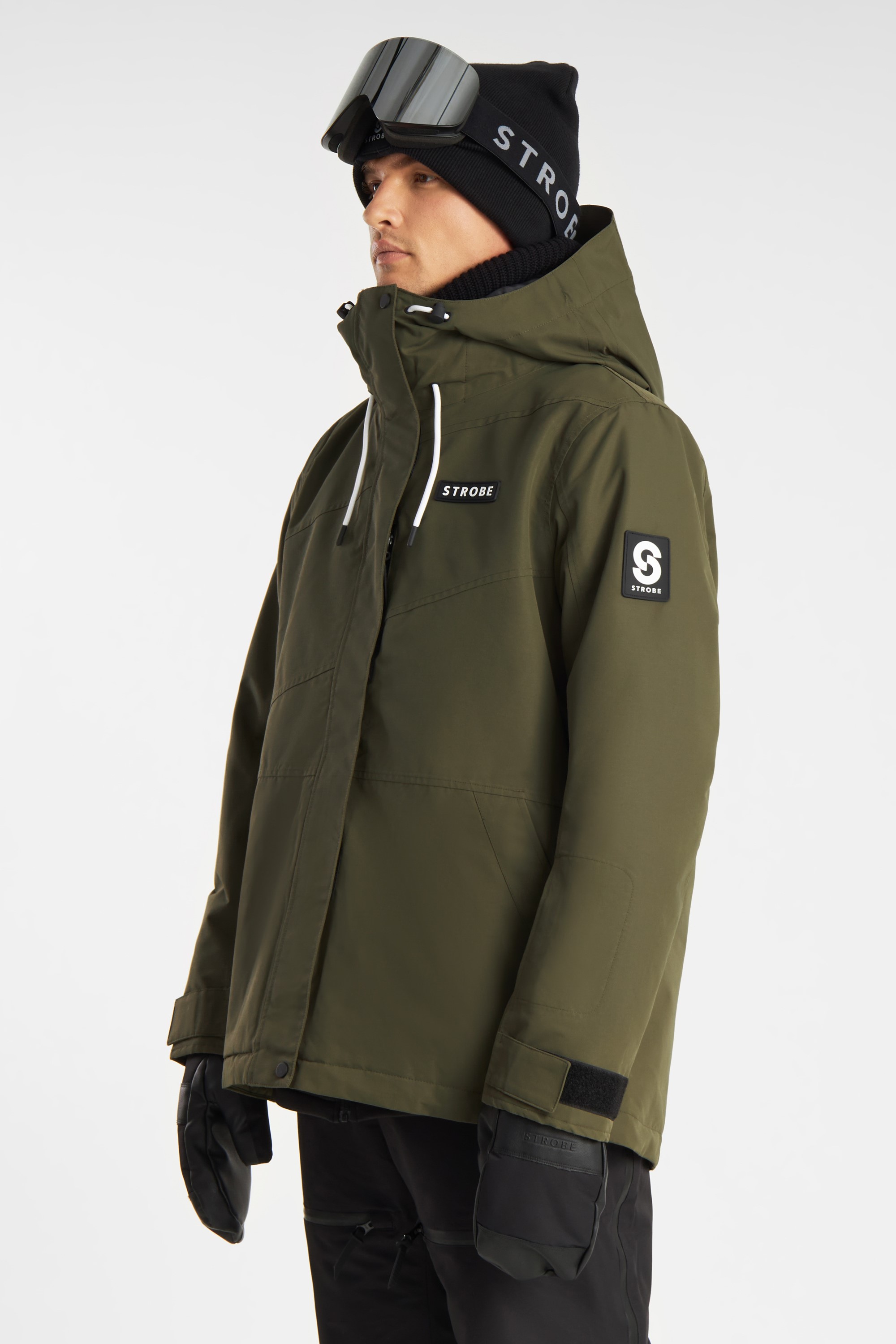 Aura Ski Jas Olive Green - Heren