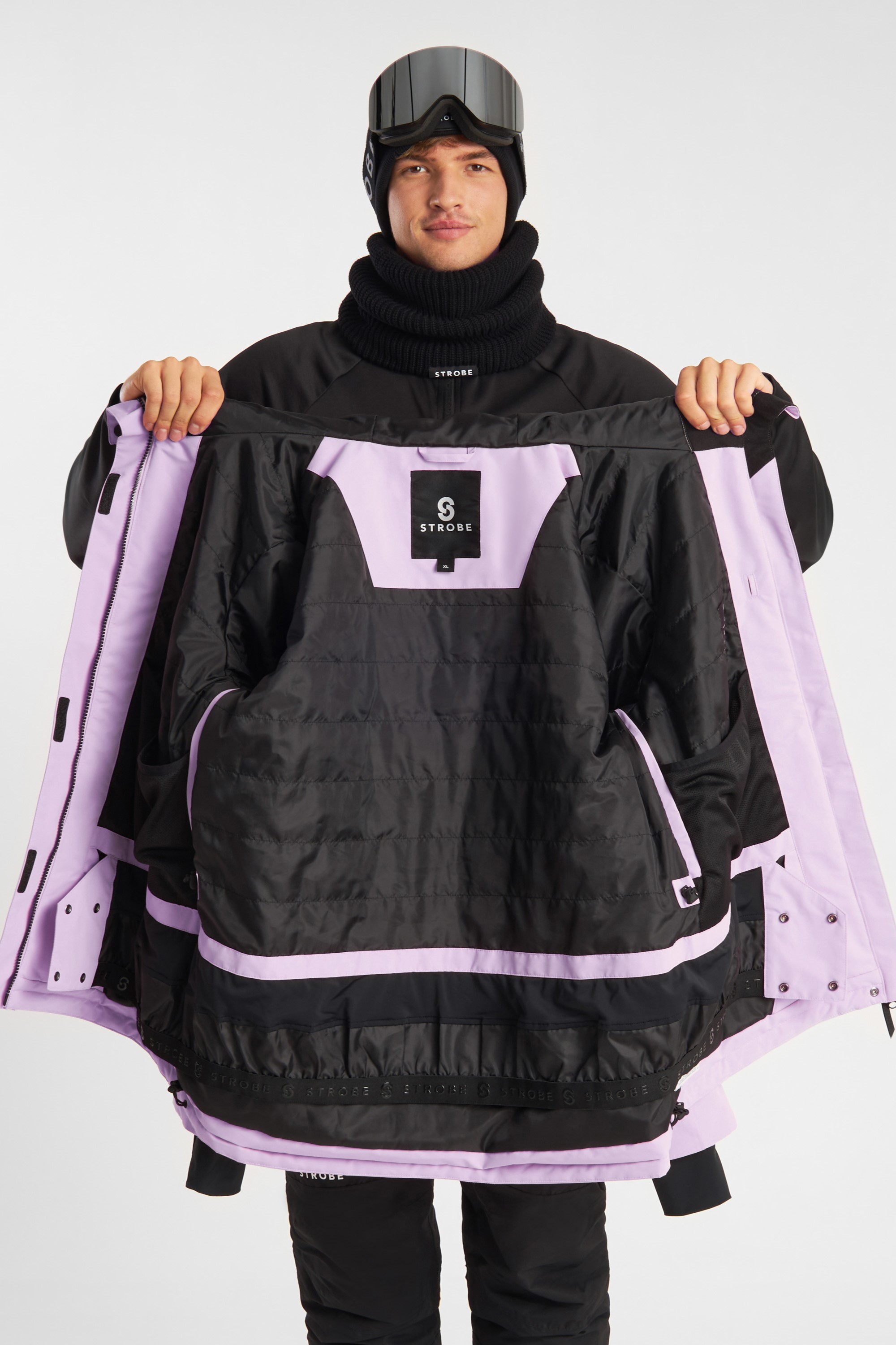 Aura Ski Jas Pale Violet - Heren