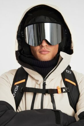 Lynx Skijakke Lt Beige - Mænd