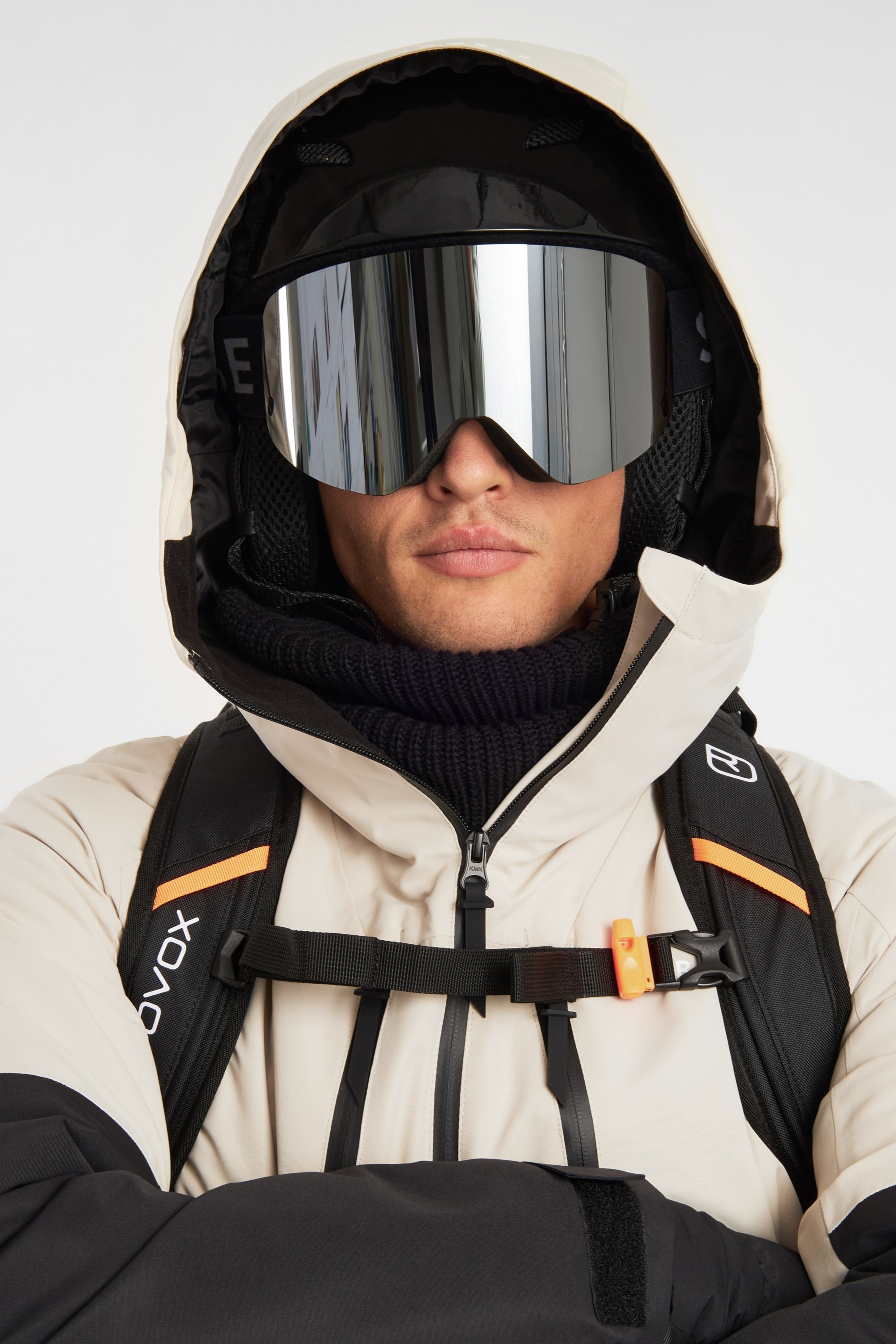 Lynx Ski Jas Lt Beige - Heren