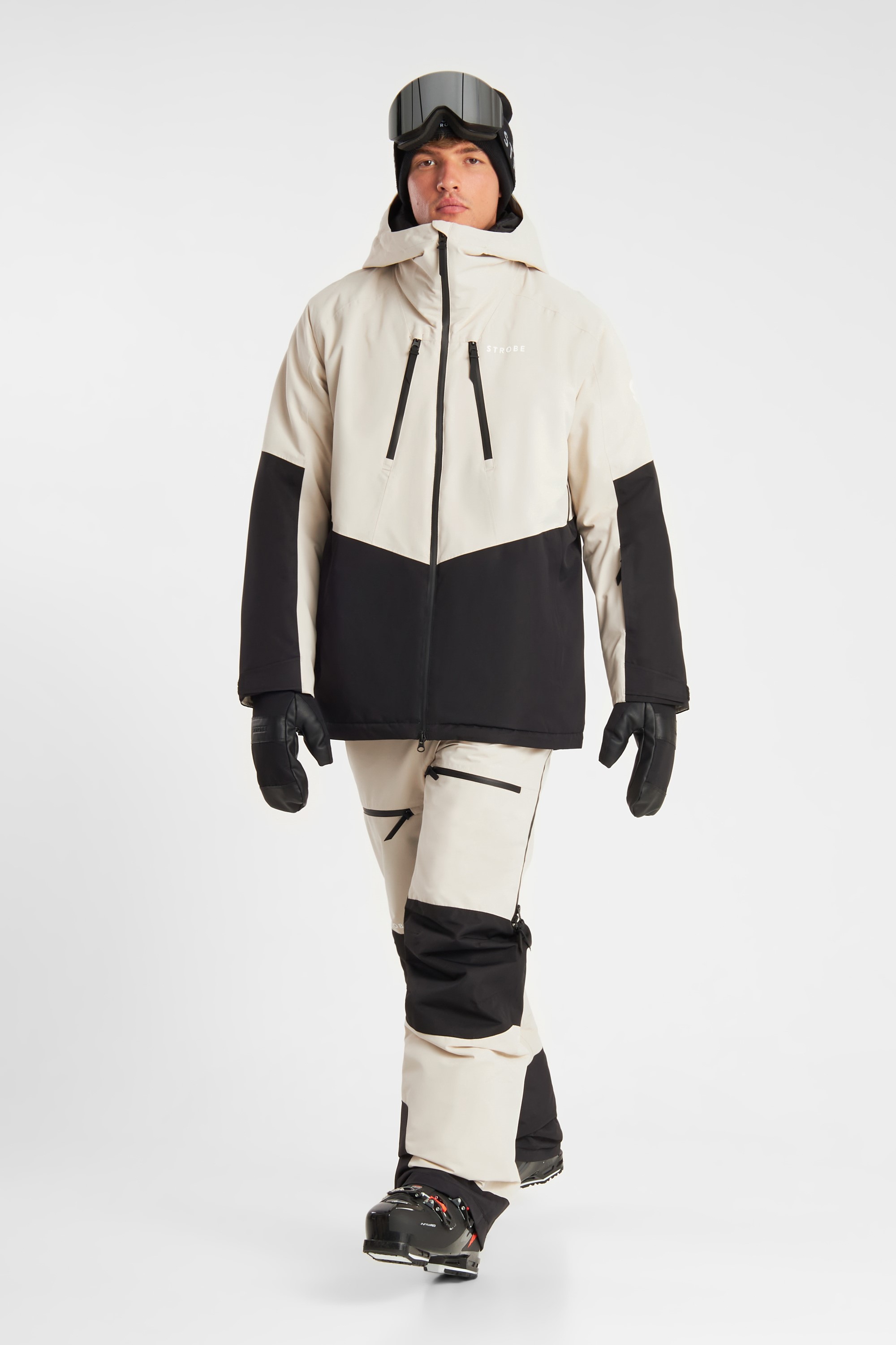 Lynx Ski Jas Lt Beige - Heren