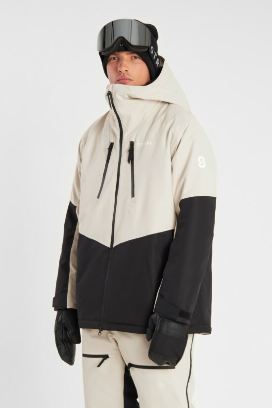 Lynx Skijakke Lt Beige - Mænd