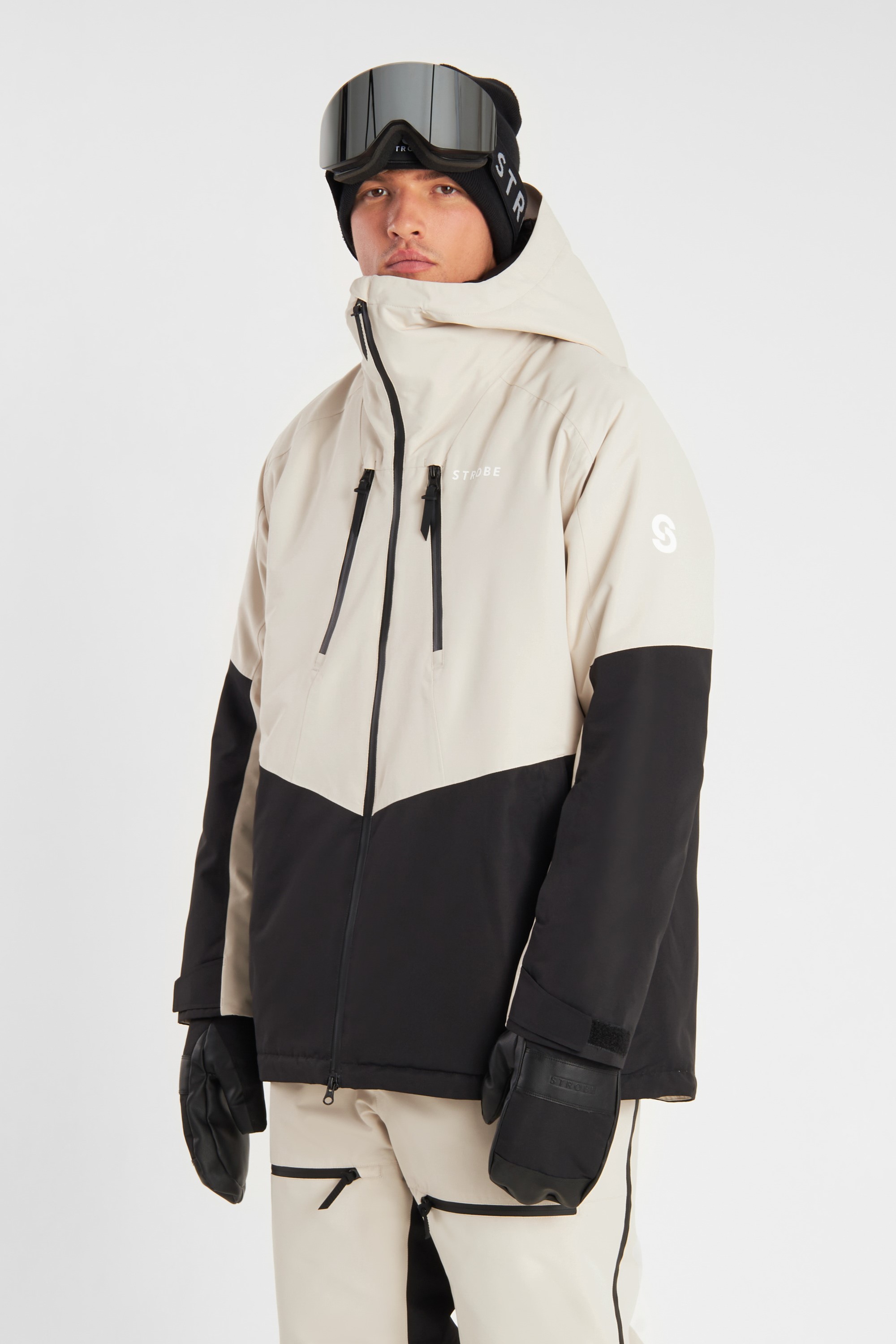 Lynx Ski Jas Lt Beige - Heren