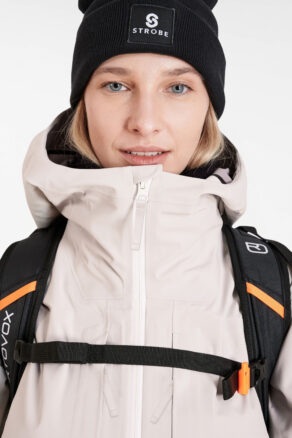 Gentian 3L Shell Jas - Chalk Beige - Dames