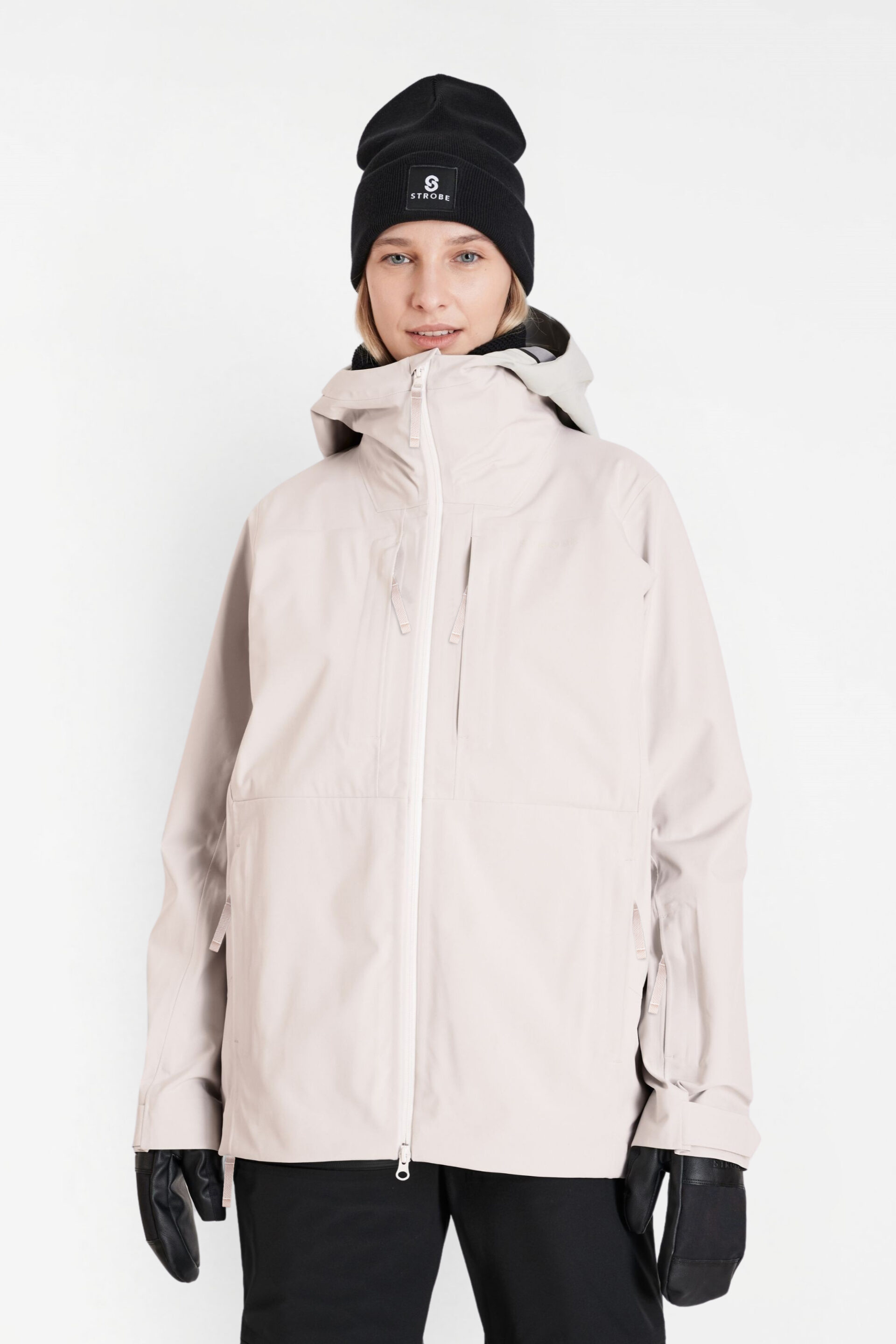 Gentian 3L Shell Jas - Chalk Beige - Dames