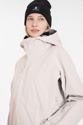 Gentian 3L Shell Jas - Chalk Beige - Dames
