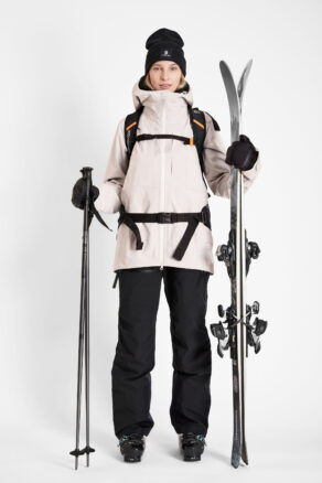 Gentian 3L Shell Jas - Chalk Beige - Dames
