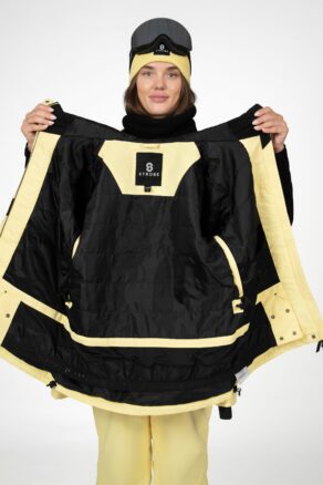 Aura - Naisten Laskettelutakki, Vaalea keltainen