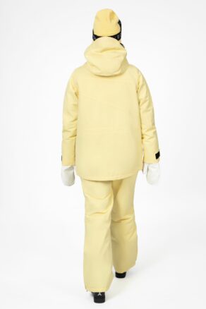 Aura - Naisten Laskettelutakki, Vaalea keltainen