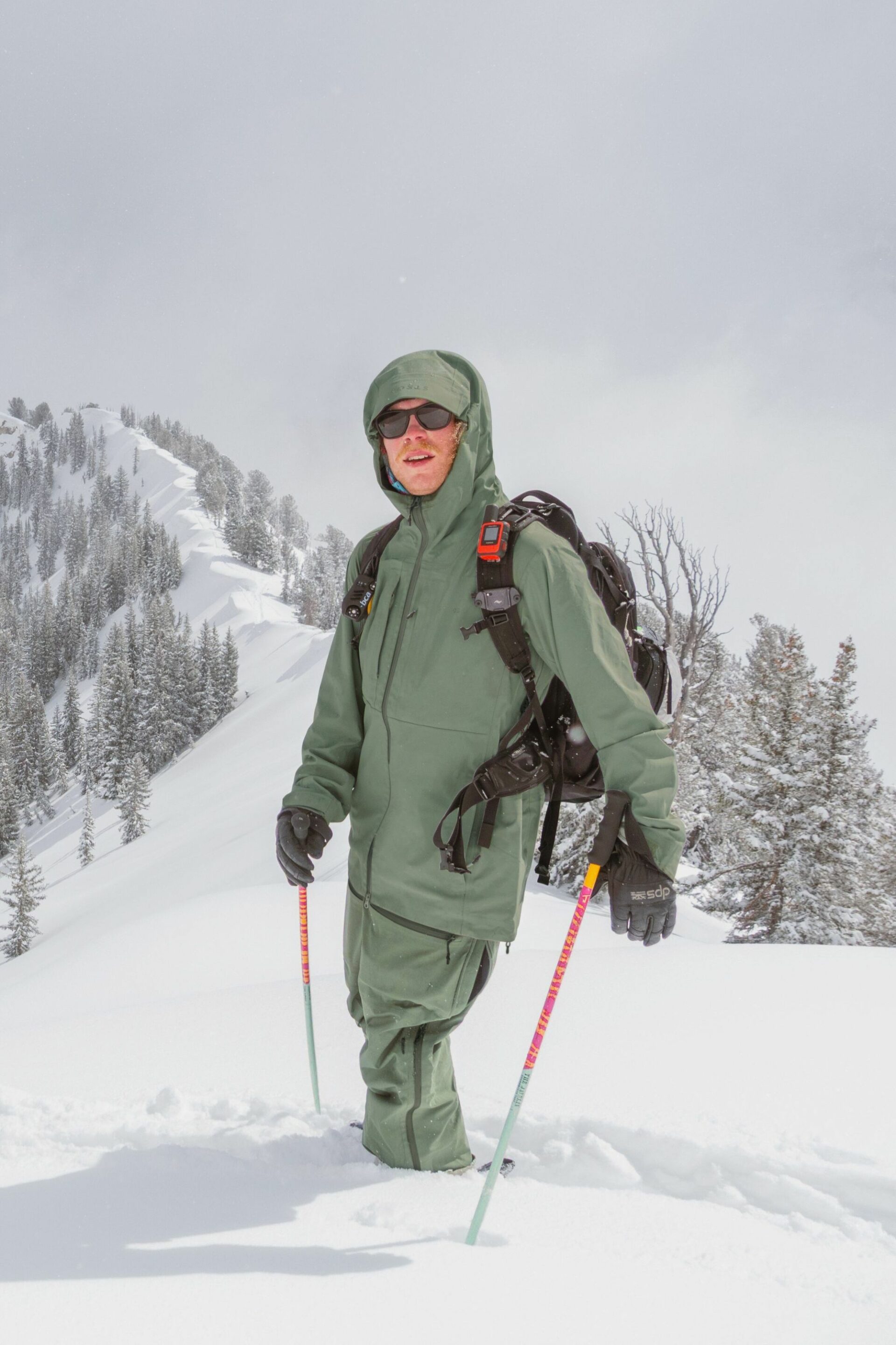 Gentian 3L Shell Jacket - Slate Green - Men's