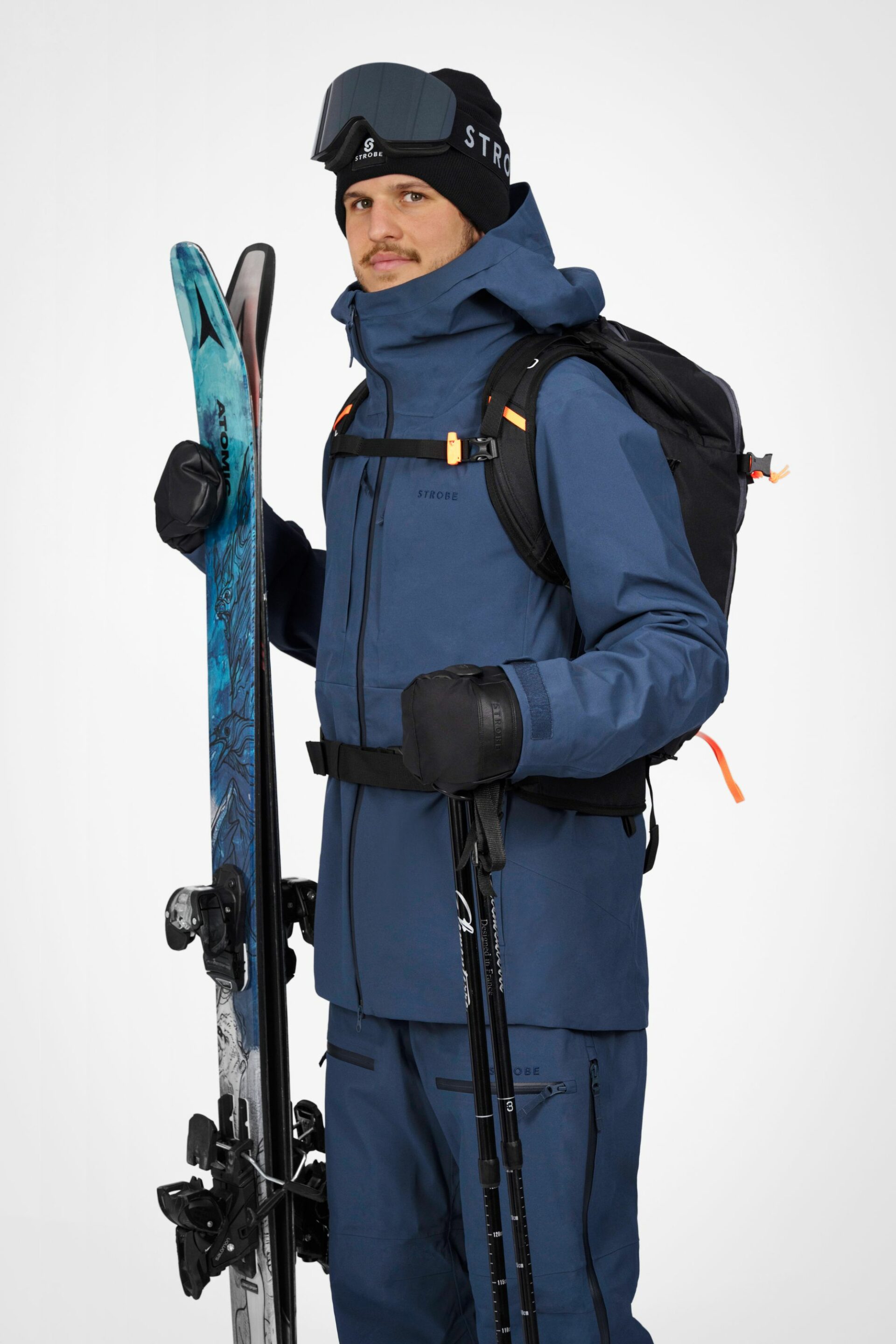 Gentian 3L Shell Jacket - Deep Blue - Men's