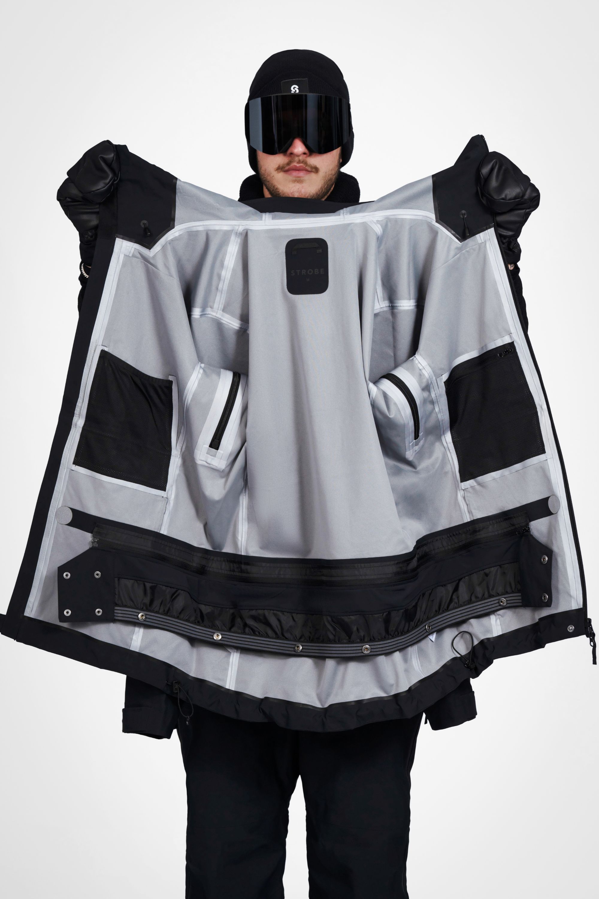 Gentian 3L Shell Jas - Black - Heren