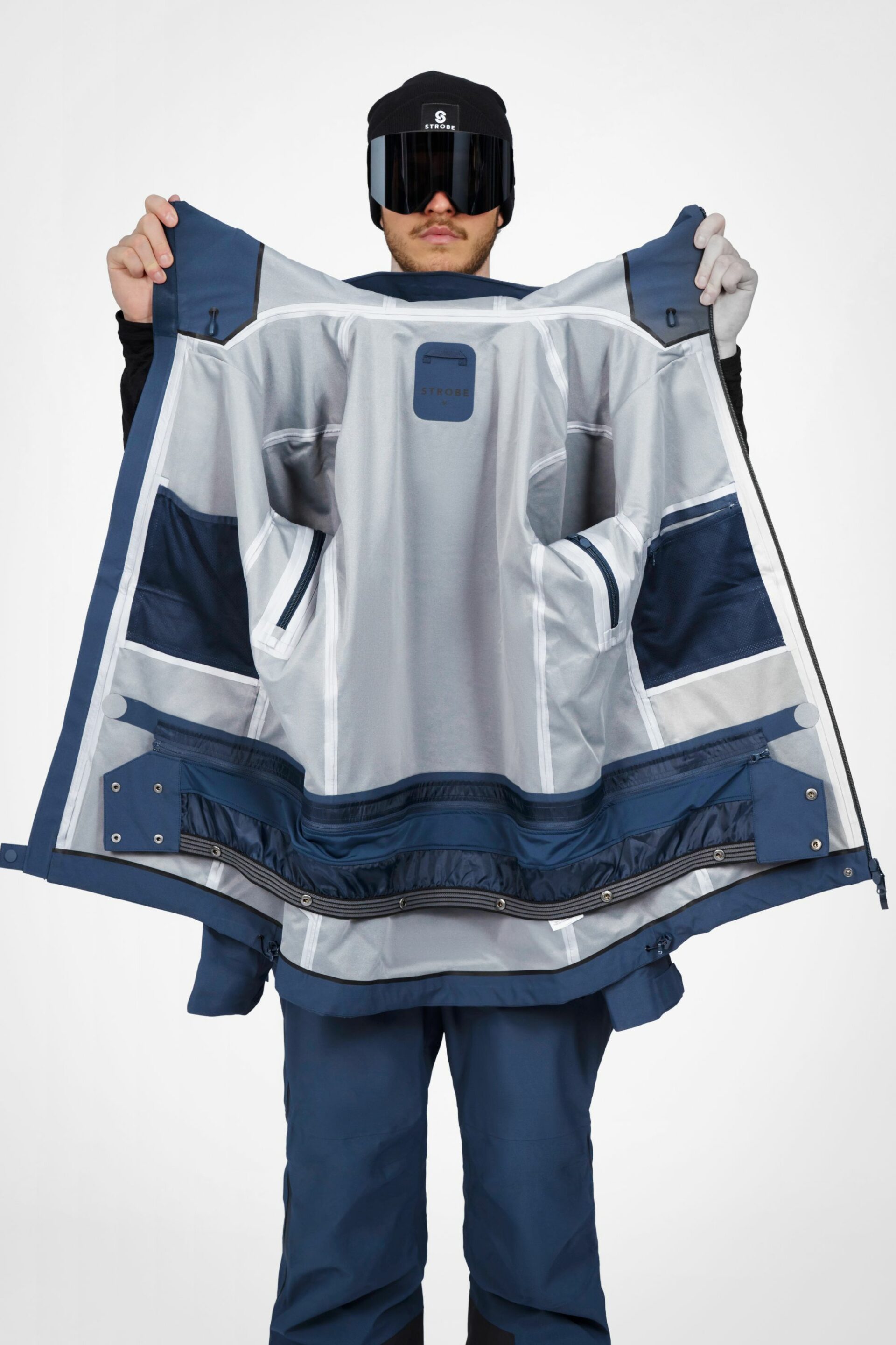 Gentian 3L Shell Jacket - Deep Blue - Men's