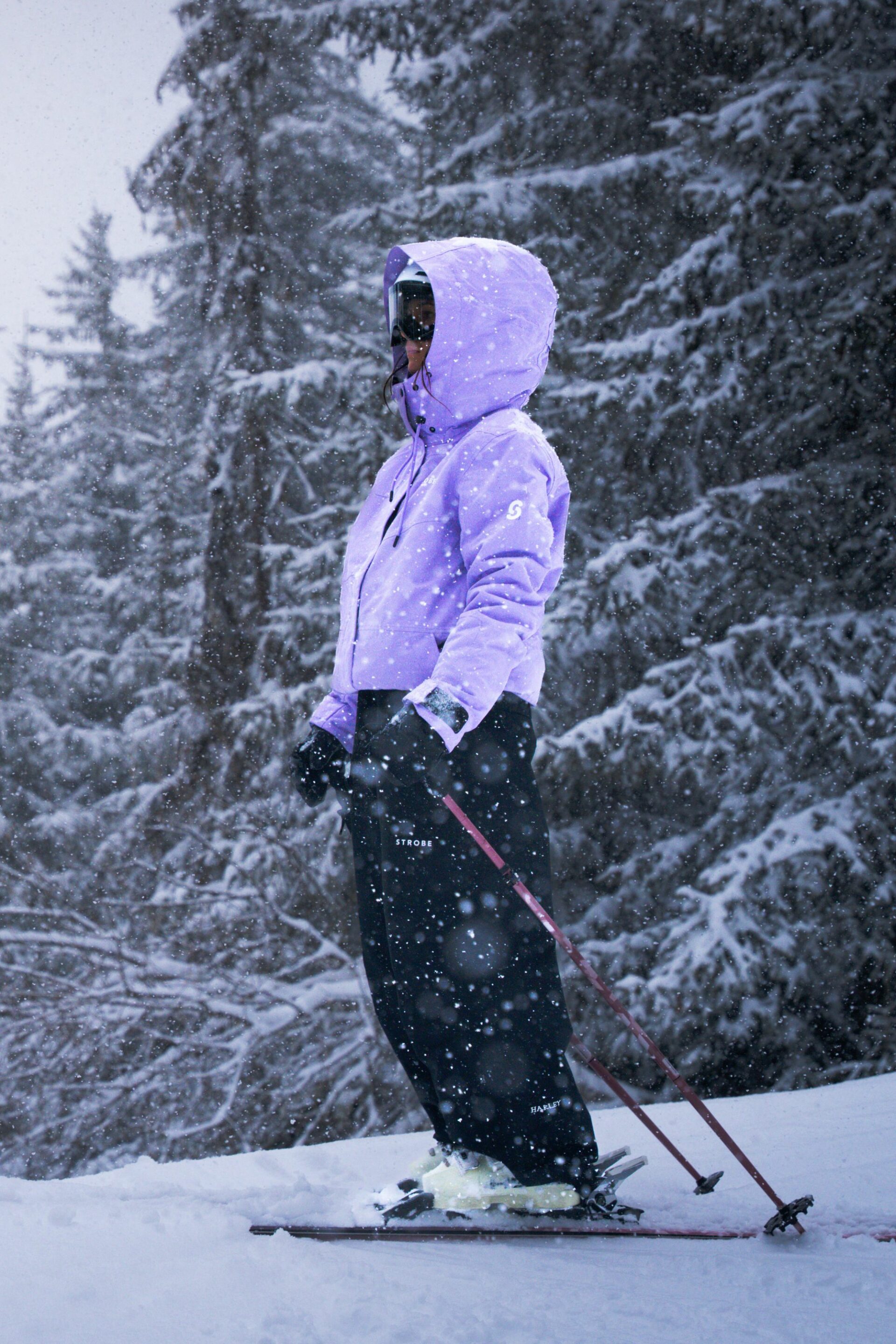 Aura Ski Jas Pale Violet - Dames