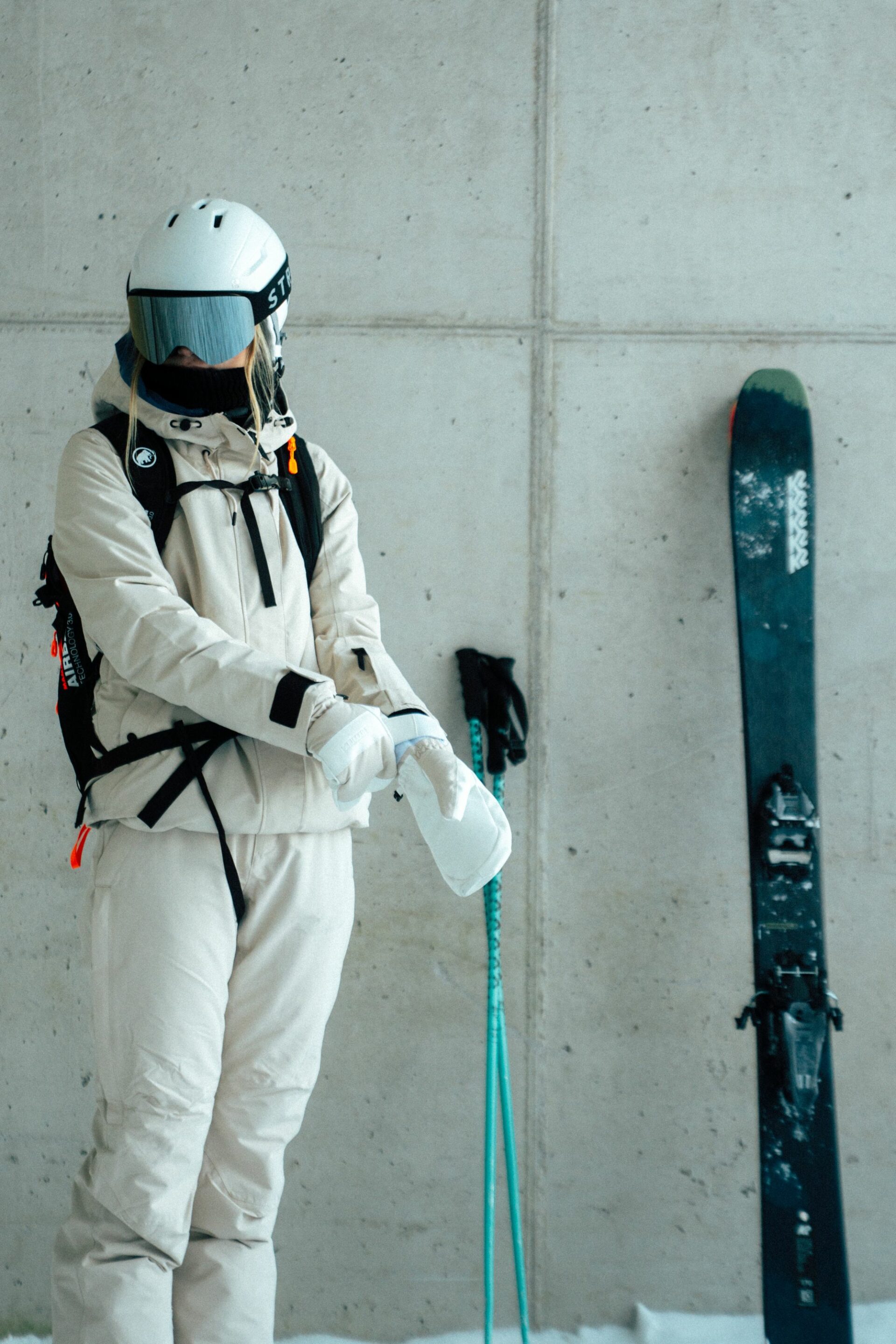 Aura Skijacke Lt Beige - Damen