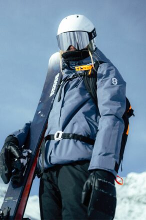 Aura Ski Jacket Slate Blue - Women's