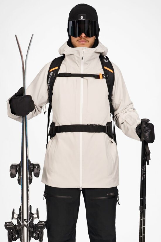 Gentian 3L Shell Jacket - Chalk Beige - Men's