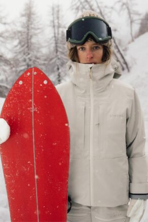 Gentian 3L Shell Jacket - Chalk Beige - Women's