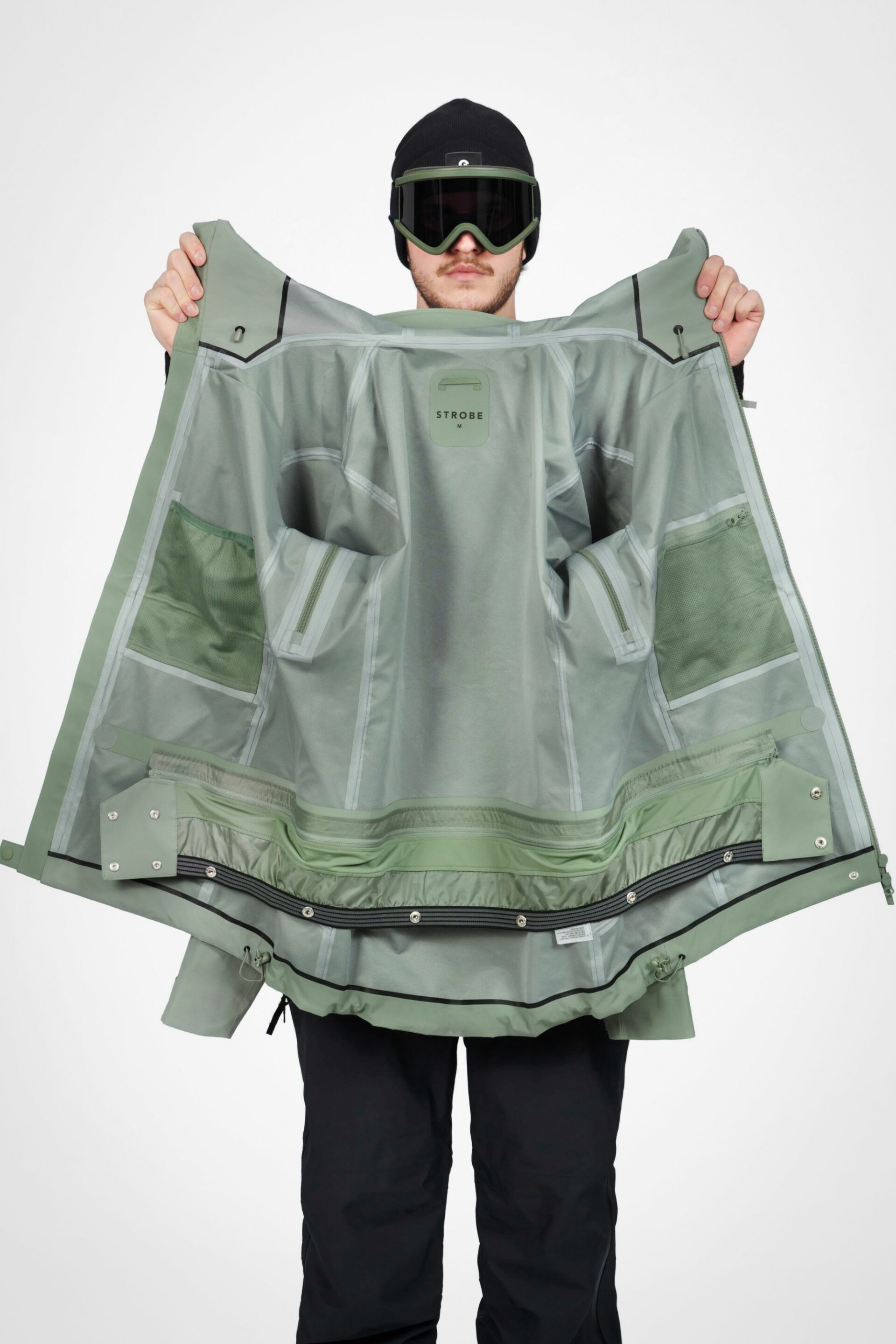 Gentian Kolmikerroksinen Kuoritakki - Slate Green - Miesten