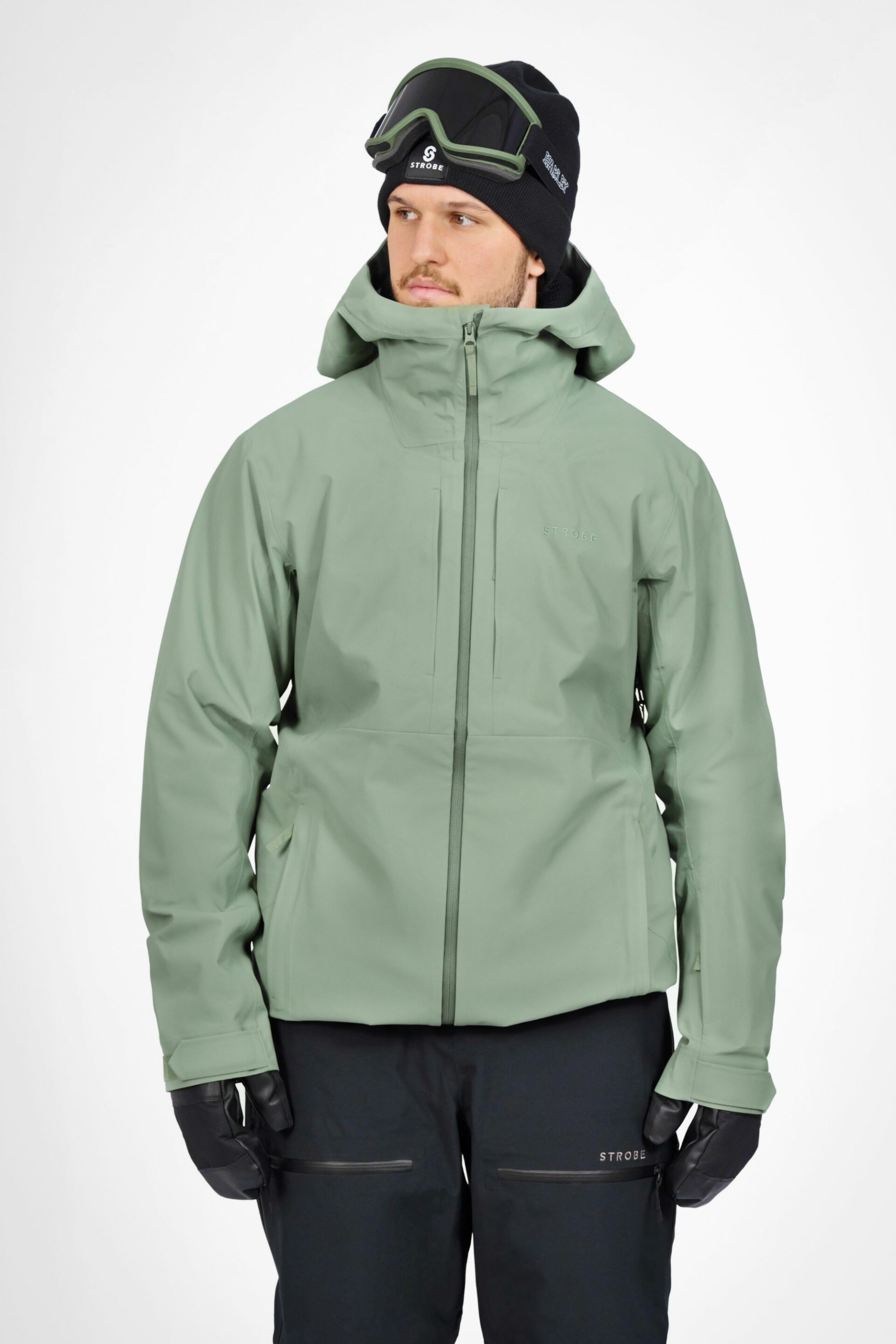 Gentian Kolmikerroksinen Kuoritakki - Slate Green - Miesten