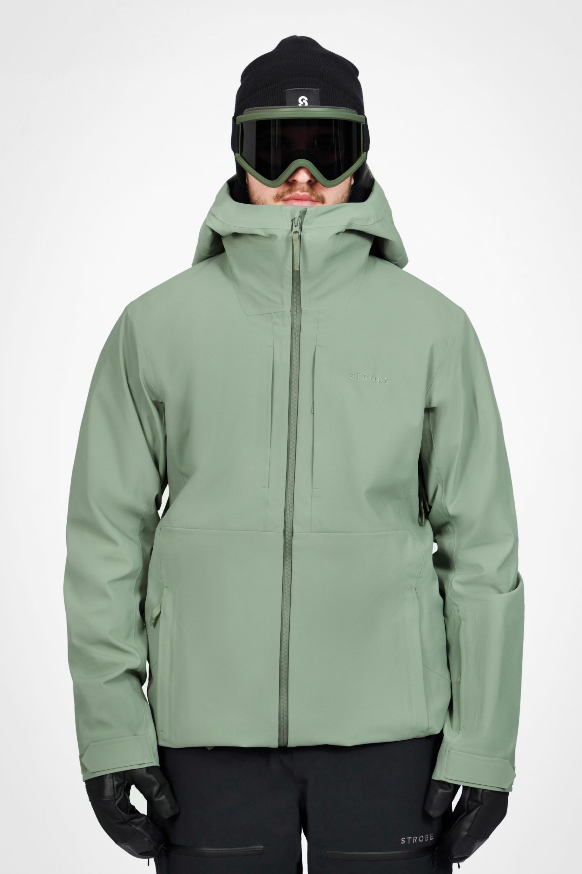 Gentian Kolmikerroksinen Kuoritakki - Slate Green - Miesten
