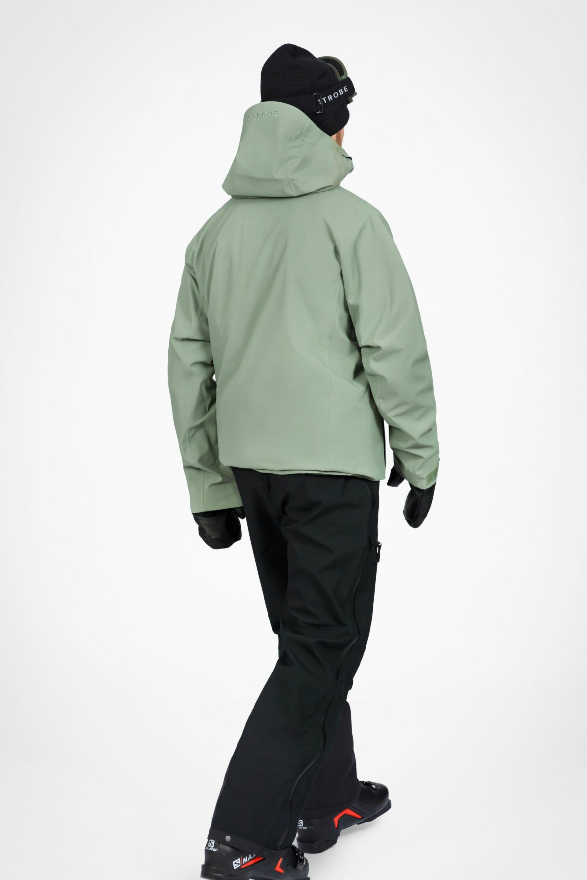 Gentian Kolmikerroksinen Kuoritakki - Slate Green - Miesten