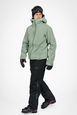 Gentian Kolmikerroksinen Kuoritakki - Slate Green - Miesten