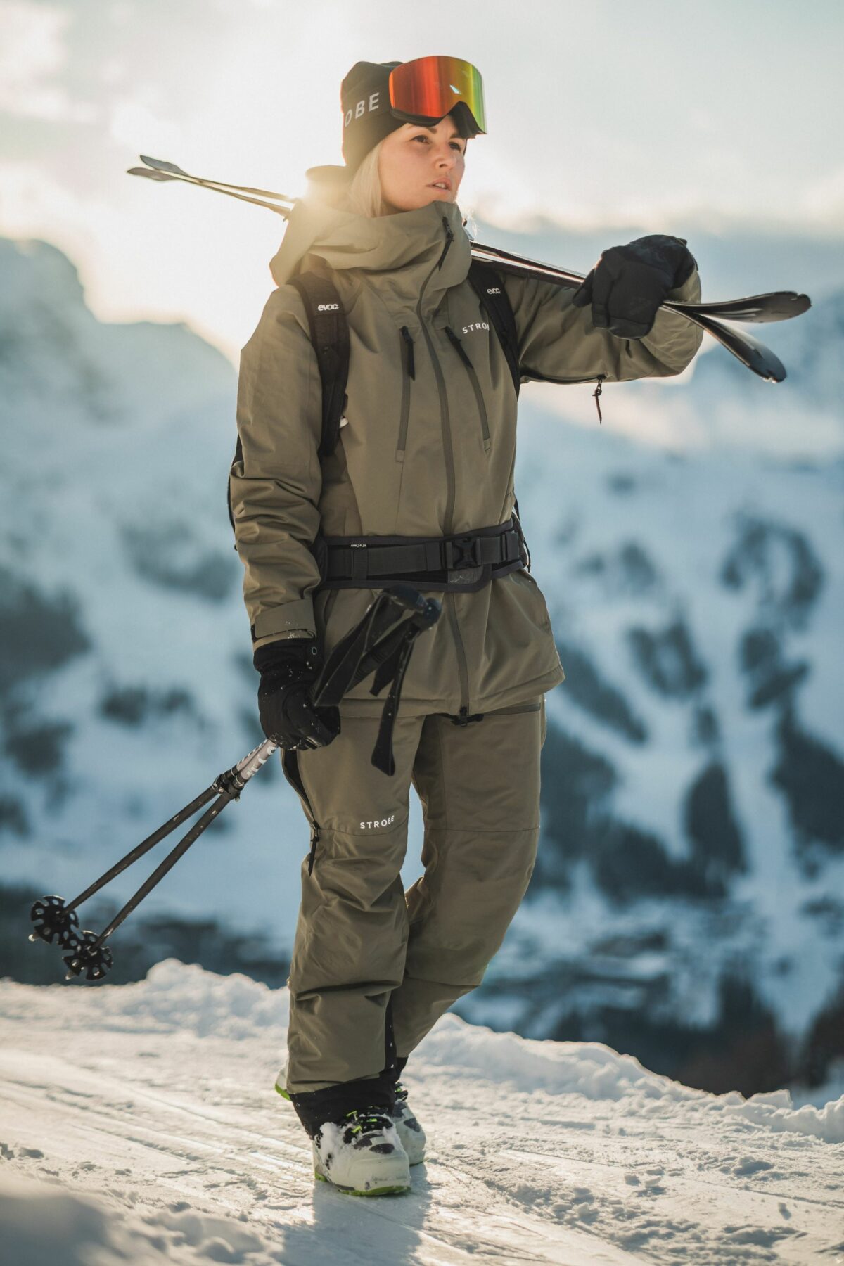Lynx Ski Jacket Smoke Green - Women's - Strobe