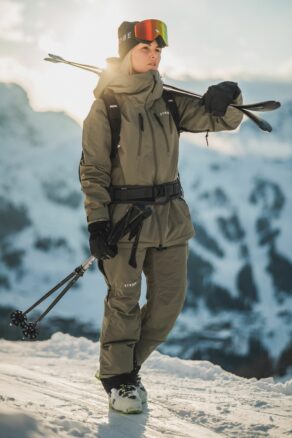 Lynx Ski Jacket Smoke Green - Women's