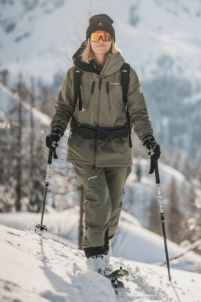 Lynx Ski Jacket Smoke Green - Women's