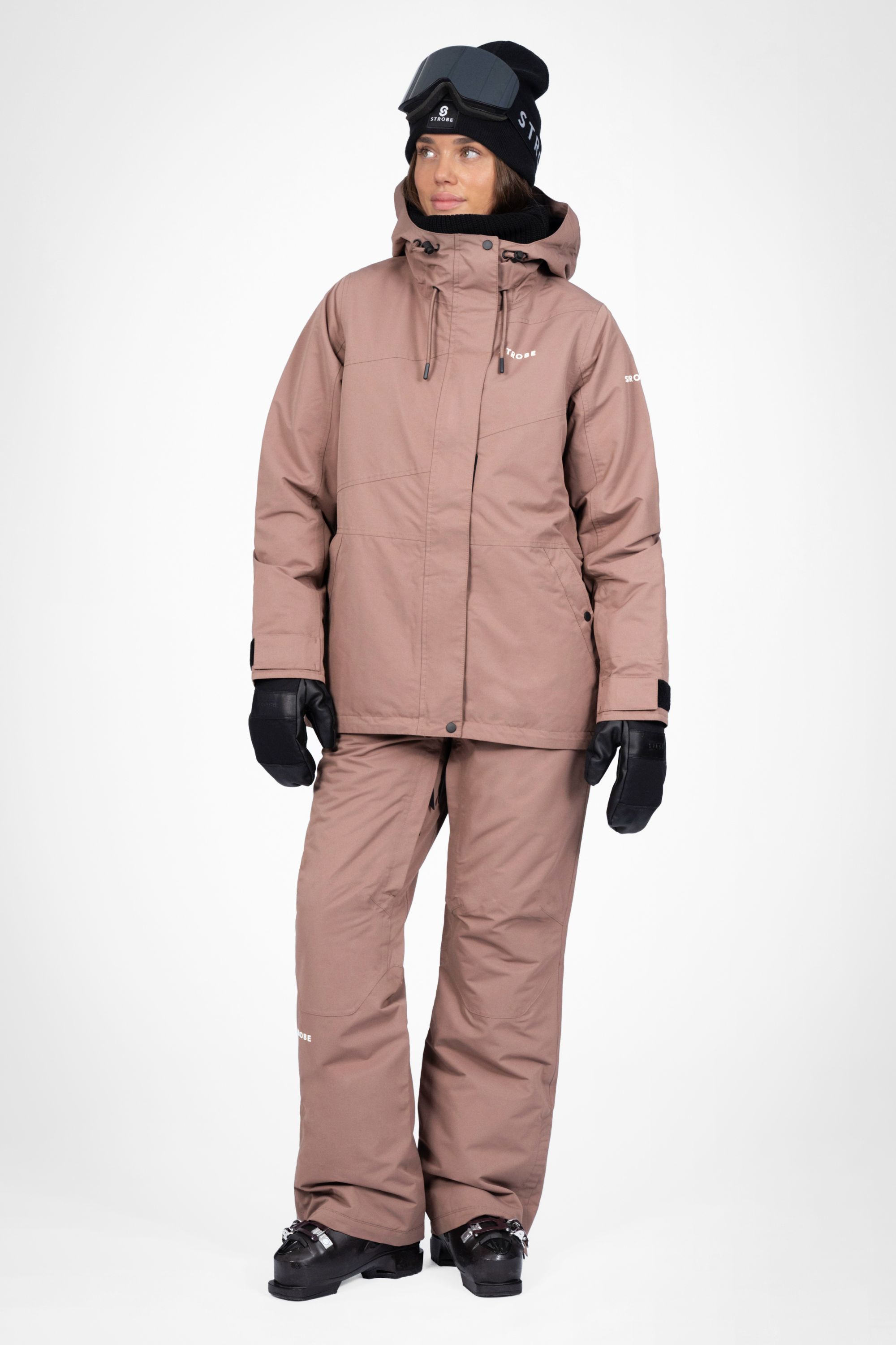 Aura Skijacke Brown - Damen