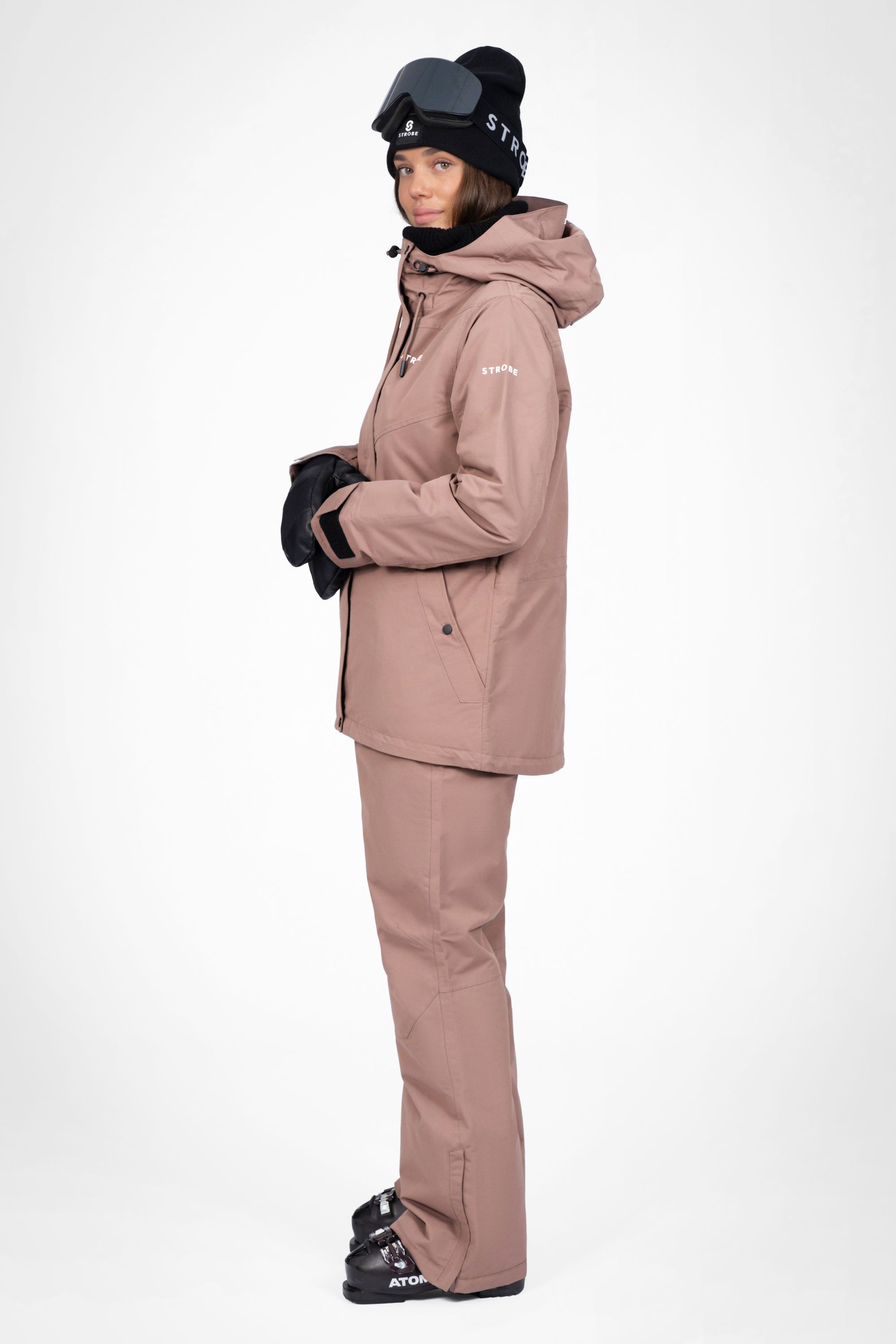 Aura Skijacke Brown - Damen