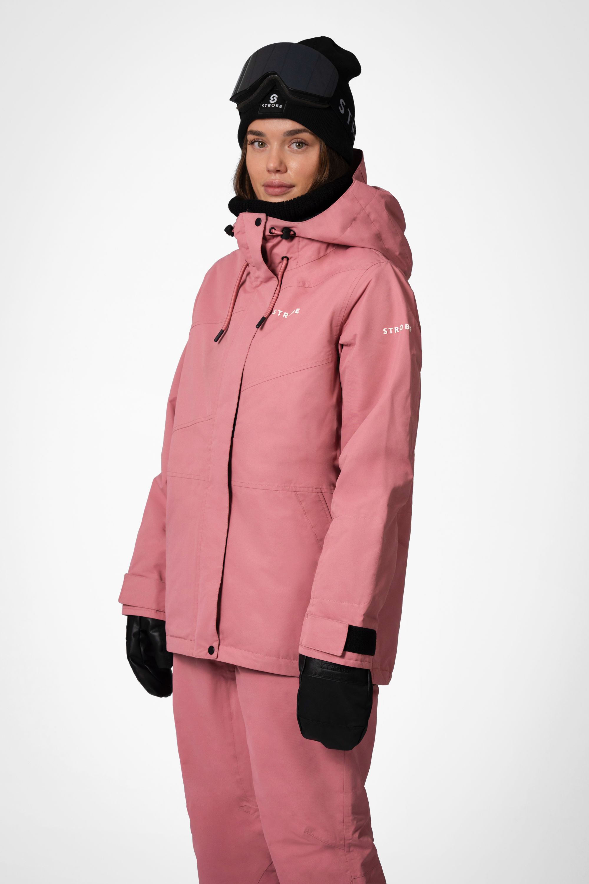 Aura Ski jacket Dusty Red - Women's