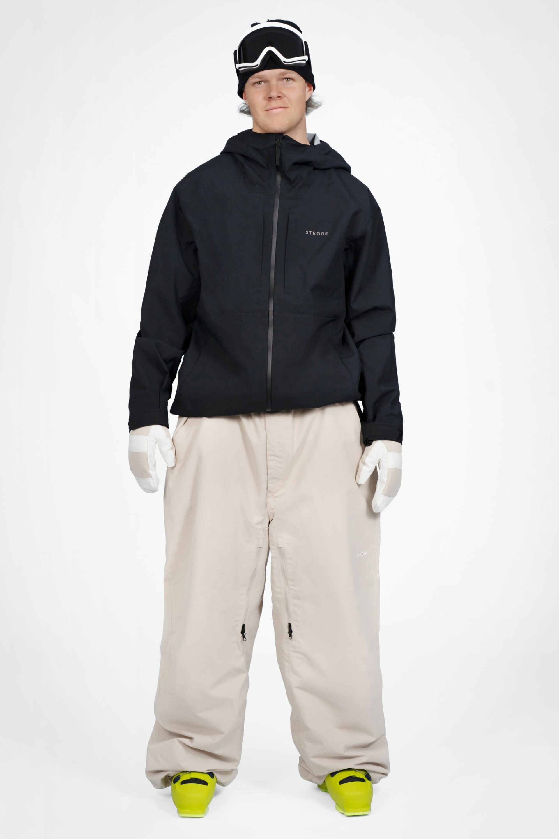 HRLY Ski Pants Lt Beige – Unisex