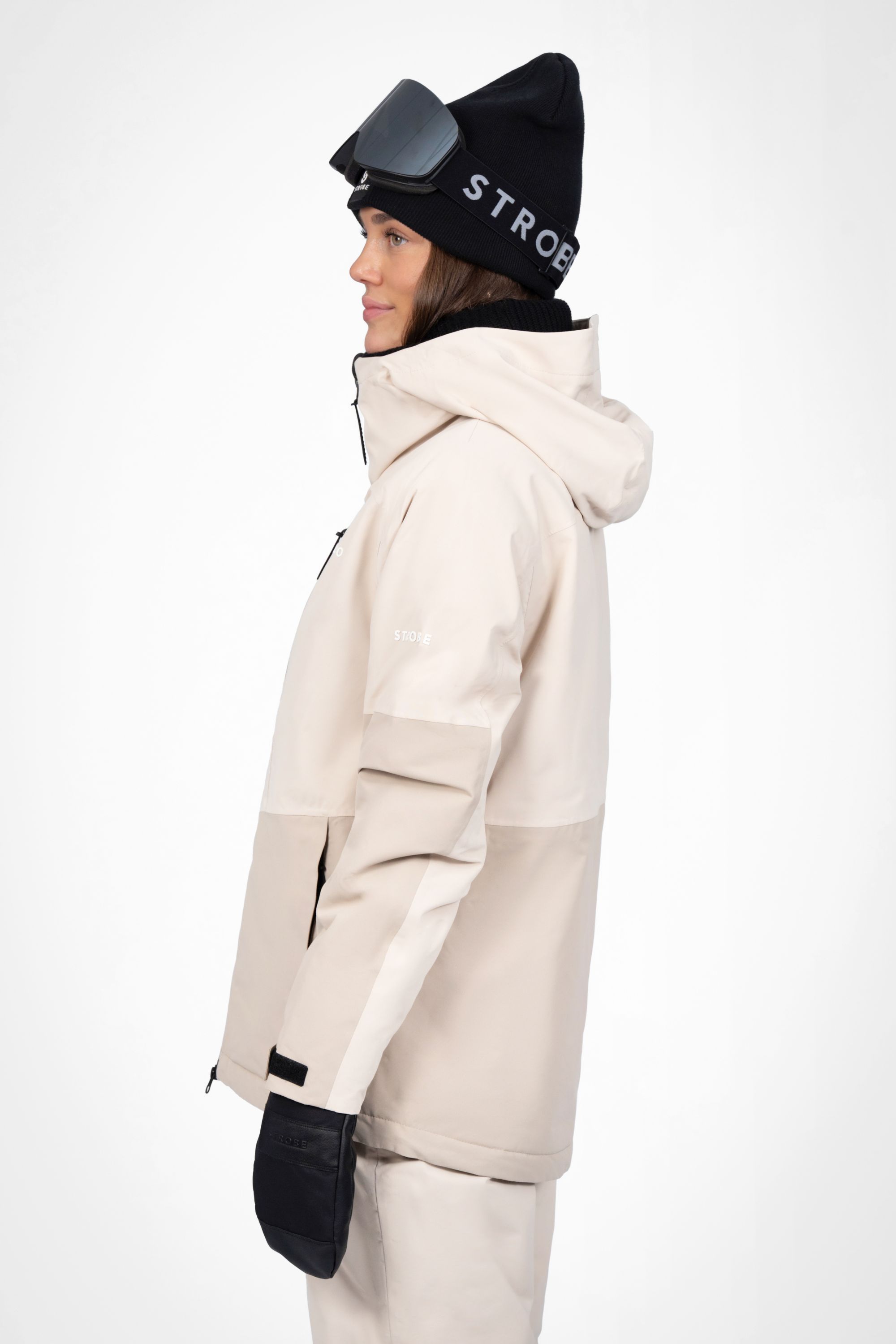 Lynx Skijacke Lt beige/Beige - Damen