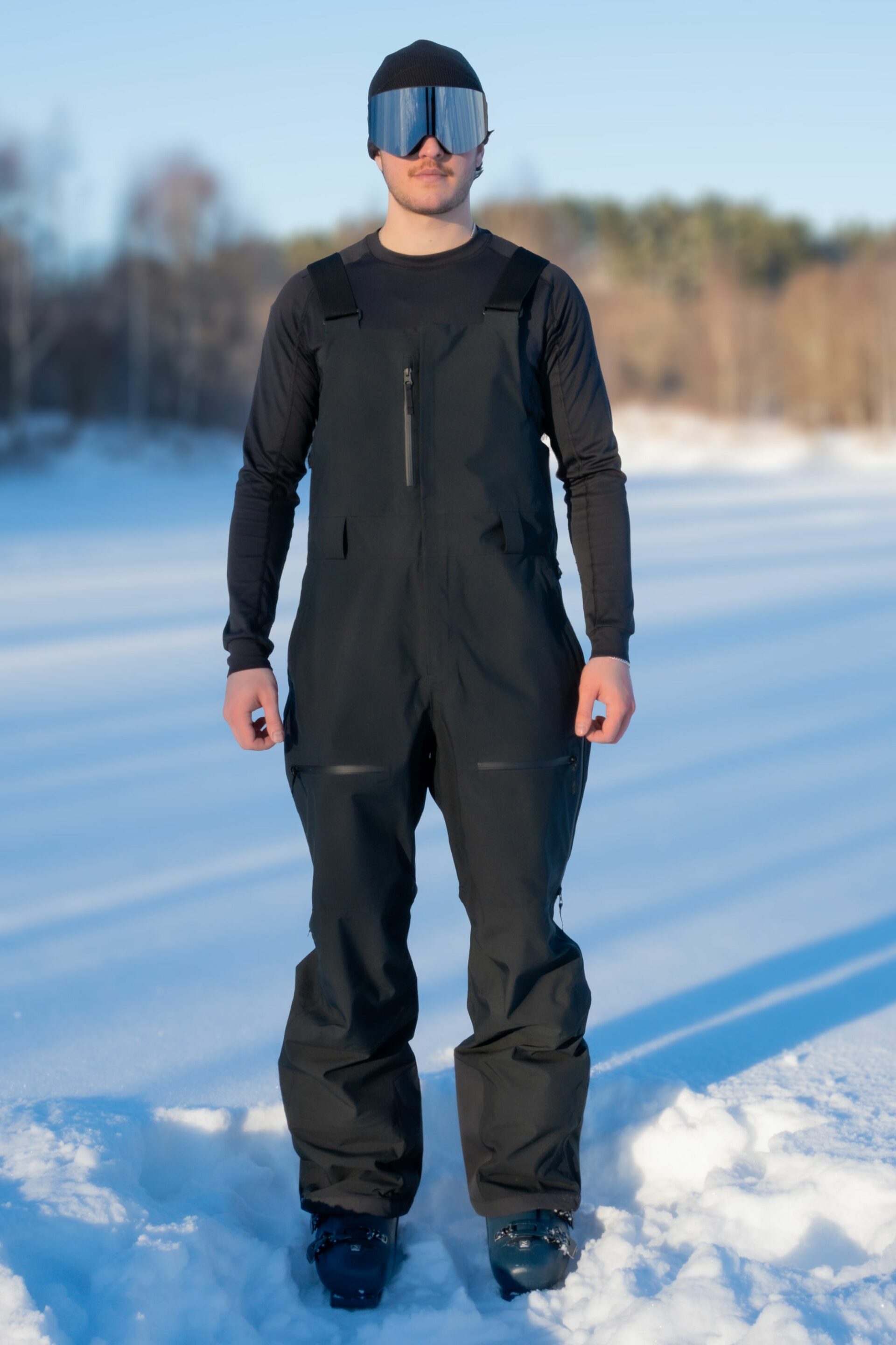 Gentian 3L BIB Shellhose - Black - Herren